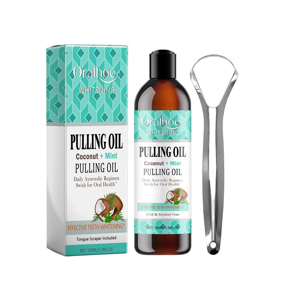 Teeth Whitening Oil Pulling - Hindistan Cevizi Naneli Çekirdek Yağı Ağız