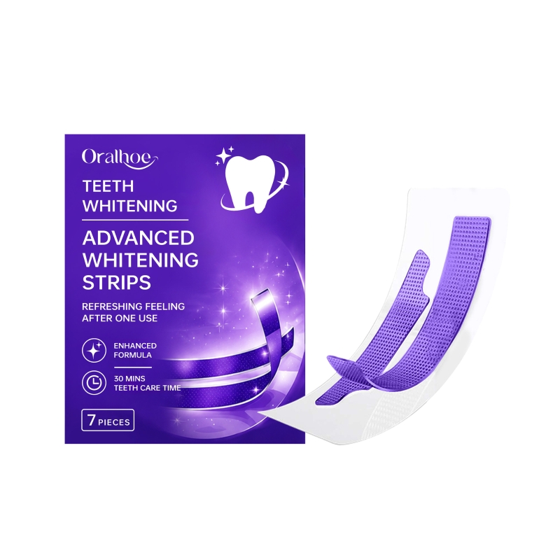 Teeth Whitening Results - 7 adet mor diş beyazlatma şeritleri