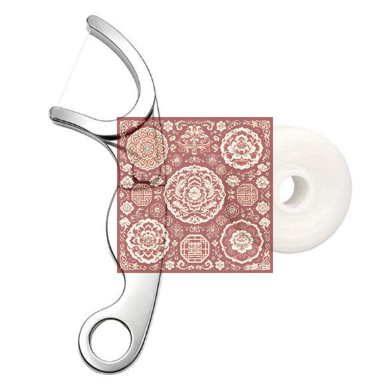 Dental Floss Picks - Paslanmaz Çelik Diş İpi Tutucu, Ömür