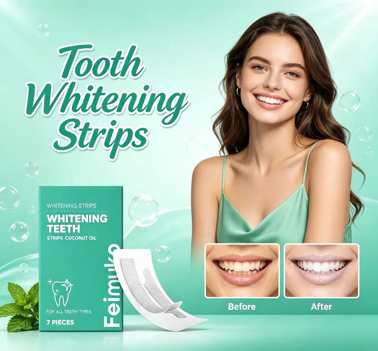 Teeth Whitening Oil Pulling - Hindistan Cevizi Yağı İçeren Diş Beyazlatma