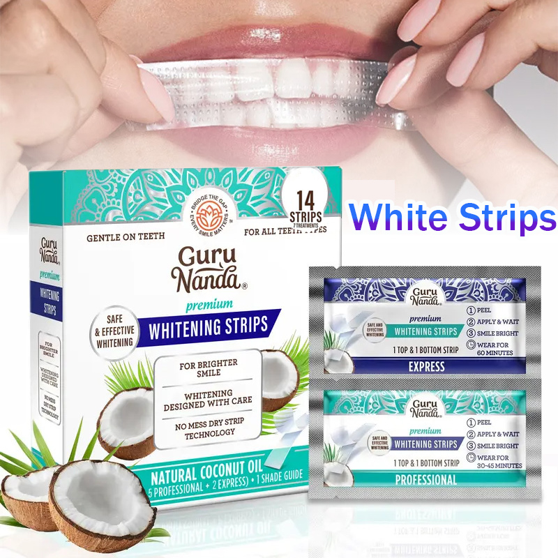 Teeth Whitening Street - 1/2/3 kutu hindistan cevizi yağı beyaz