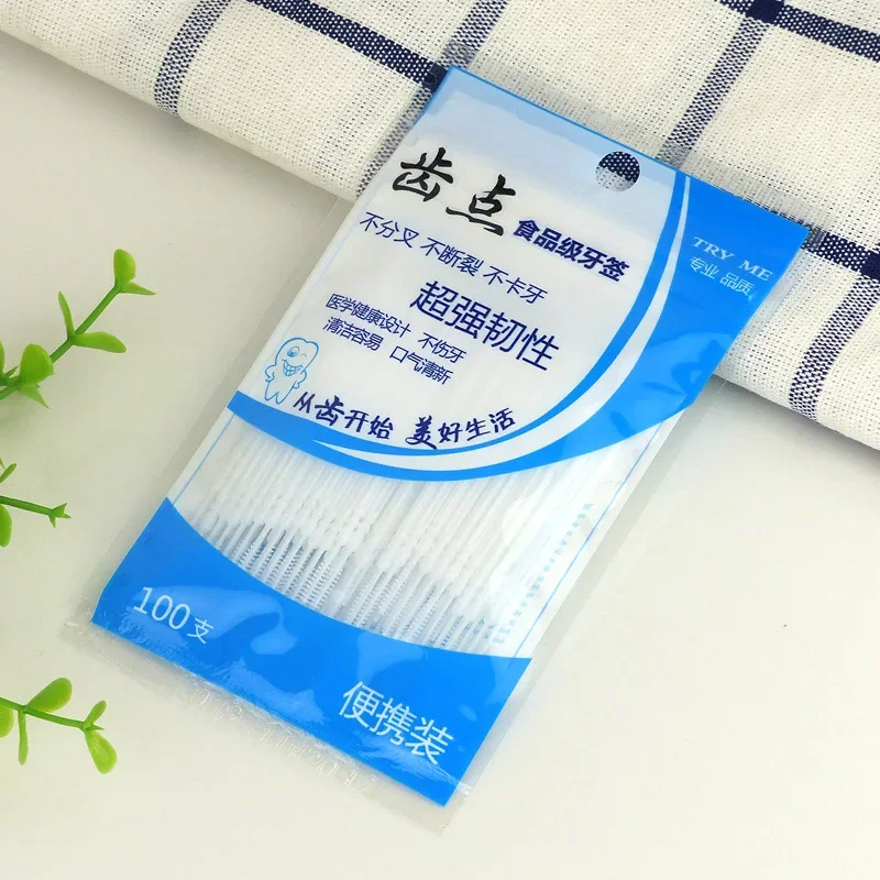 100 adet çift başlı diş fırças - Dental Floss Picks incelemesi ve fiyatı