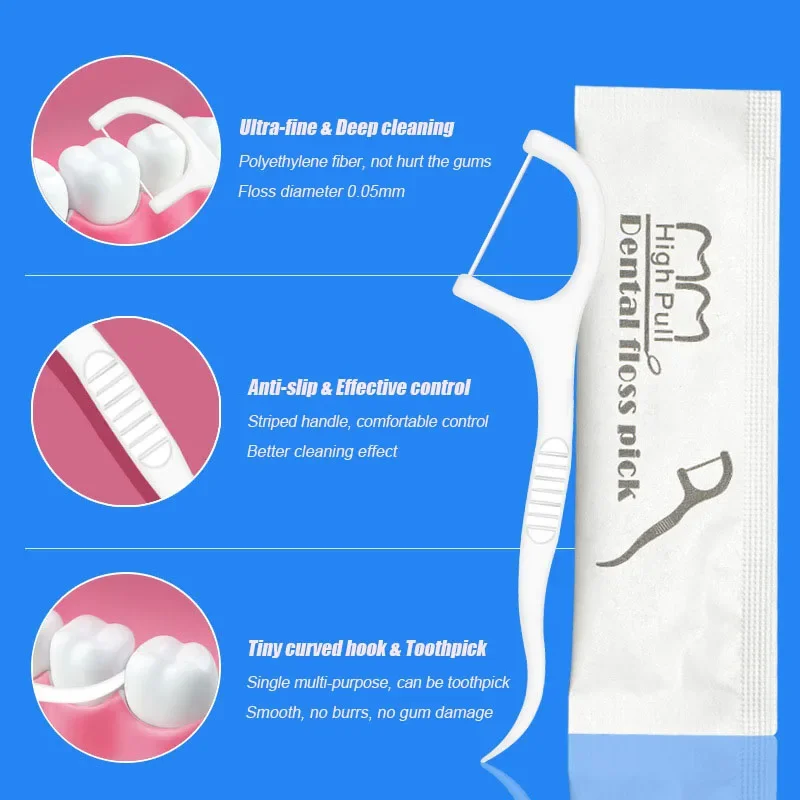 150 adet diş ipi pensesinde kü - Dental Floss Picks incelemesi ve fiyatı