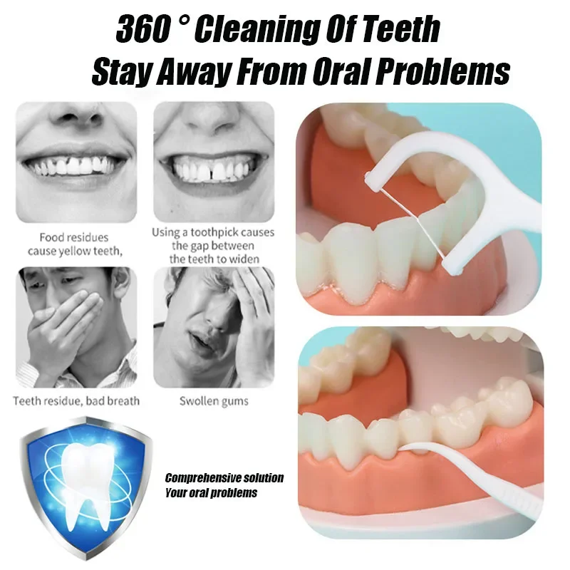 150 adet diş ipi pensesinde kü - Dental Floss Picks incelemesi ve fiyatı