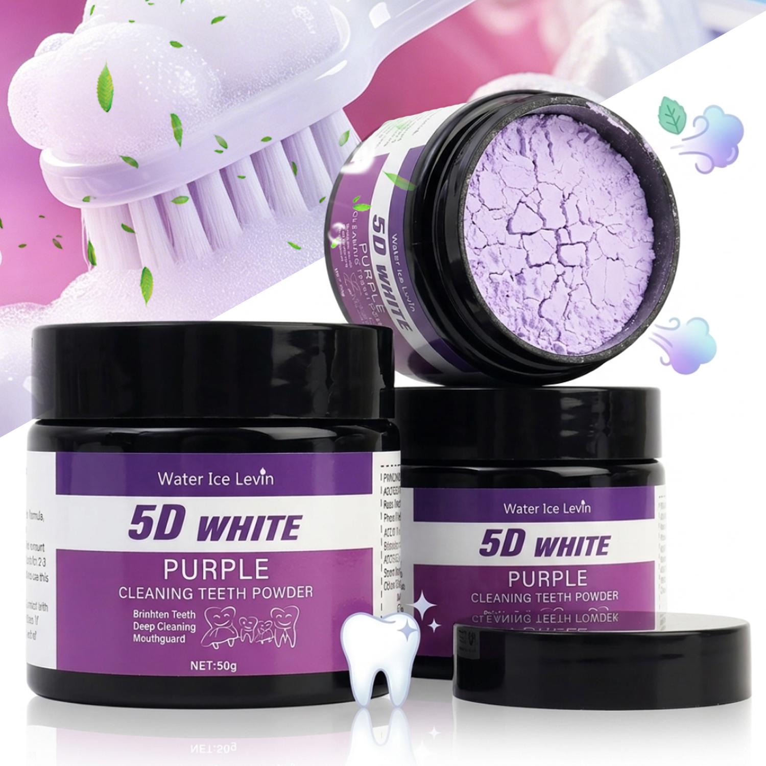 50g/kutu Mor Diş Beyazlatma To - Teeth Whitening Oil Pulling incelemesi ve fiyatı