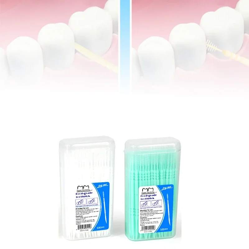 100 adet Çift Başlı Diş İpi Ar - Dental Floss Picks incelemesi ve fiyatı