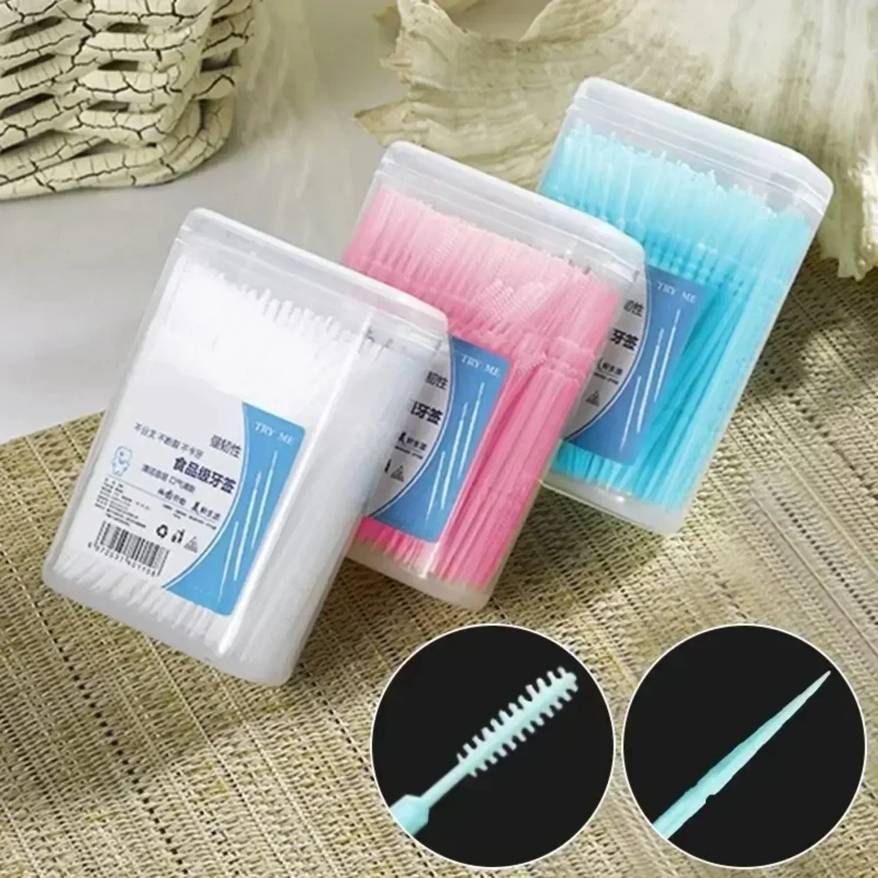100 adet Çift Başlı Diş İpi Ar - Dental Floss Picks incelemesi ve fiyatı