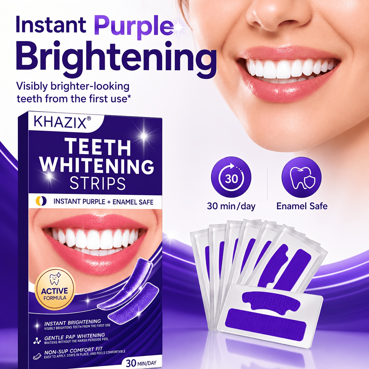 5/10 çift Mor Diş Beyazlatma Ş - Teeth Whitening Street incelemesi ve fiyatı