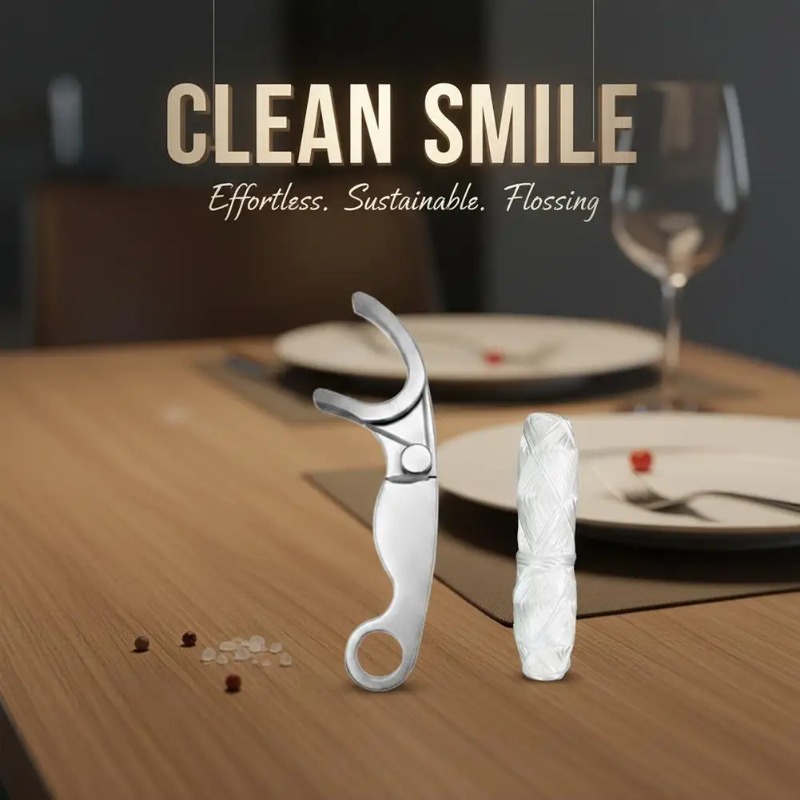 Paslanmaz Çelik Yeniden Kullan - Dental Floss Picks incelemesi ve fiyatı