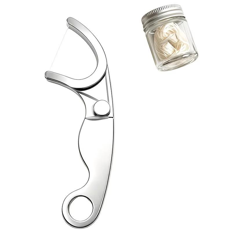 Paslanmaz Çelik Diş İpi Tutucu - Dental Floss Picks incelemesi ve fiyatı