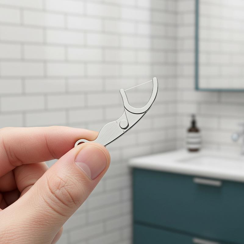 Paslanmaz Çelik Diş İpi Tutucu - Dental Floss Picks incelemesi ve fiyatı