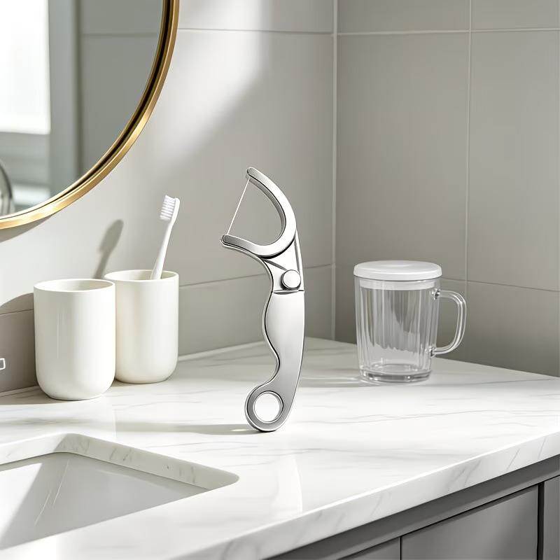 Paslanmaz Çelik Diş İpi Tutucu - Dental Floss Picks incelemesi ve fiyatı