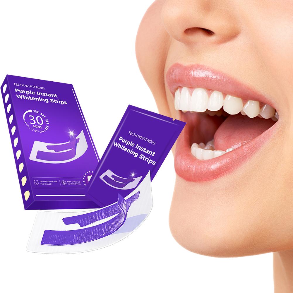 42 Çift Mor Diş Beyazlatma Şer - Teeth Whitening Street incelemesi ve fiyatı