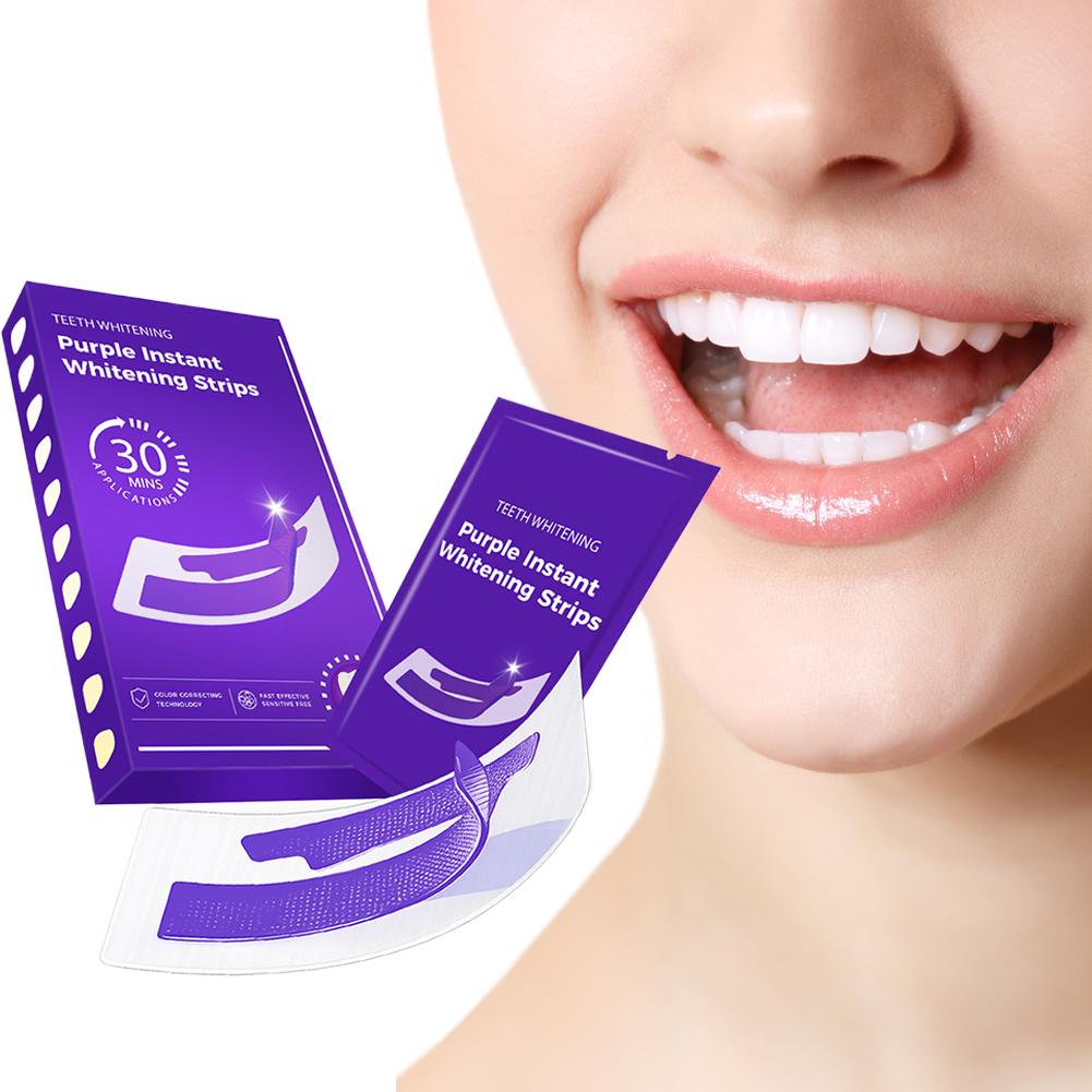 42 Çift Mor Diş Beyazlatma Şer - Teeth Whitening Street incelemesi ve fiyatı