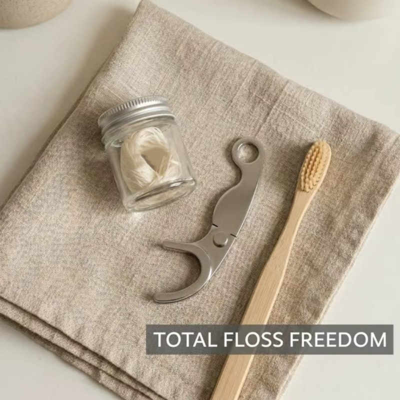 Paslanmaz Çelik Yeniden Kullan - Dental Floss Picks incelemesi ve fiyatı